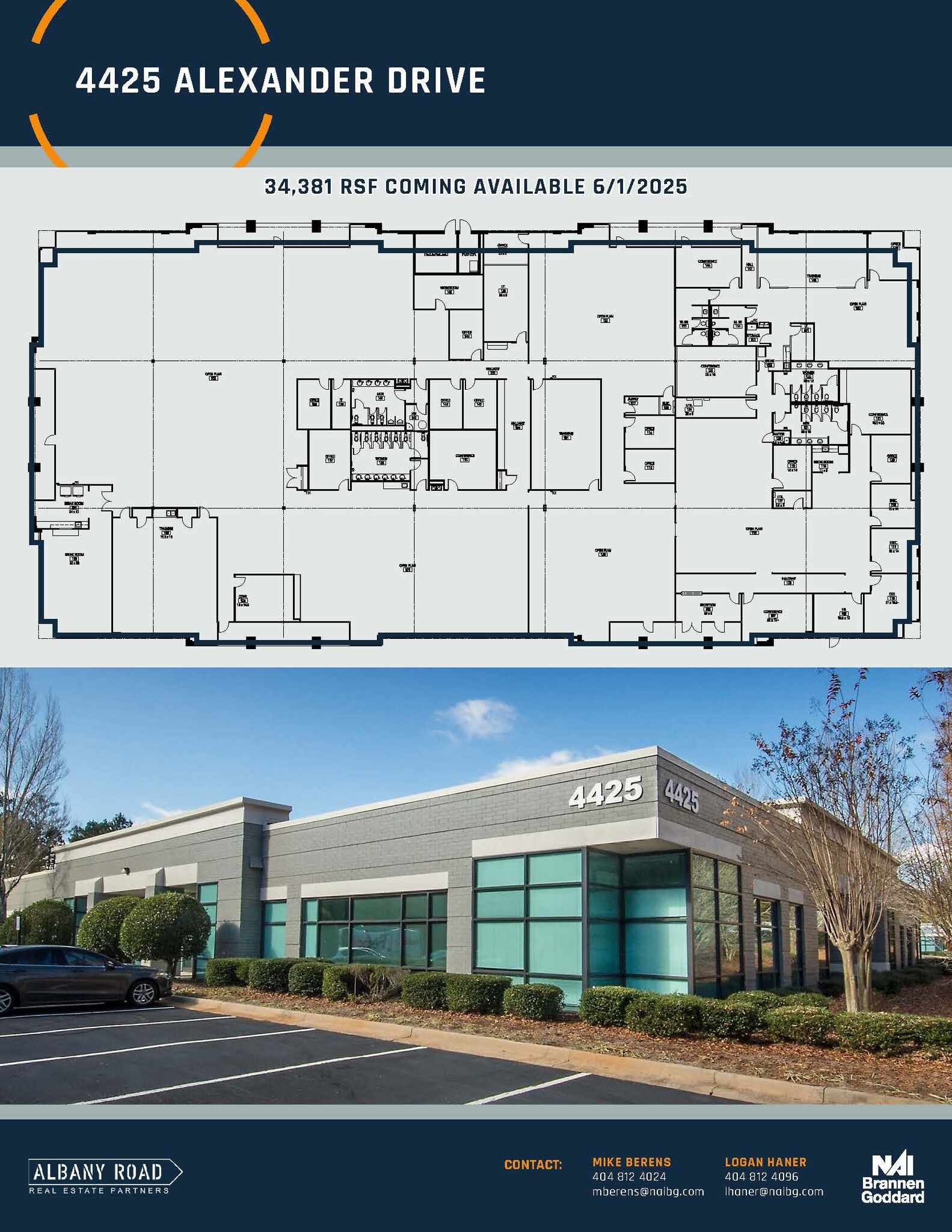 4300 Alexander Dr, Alpharetta, GA for lease Floor Plan- Image 1 of 1