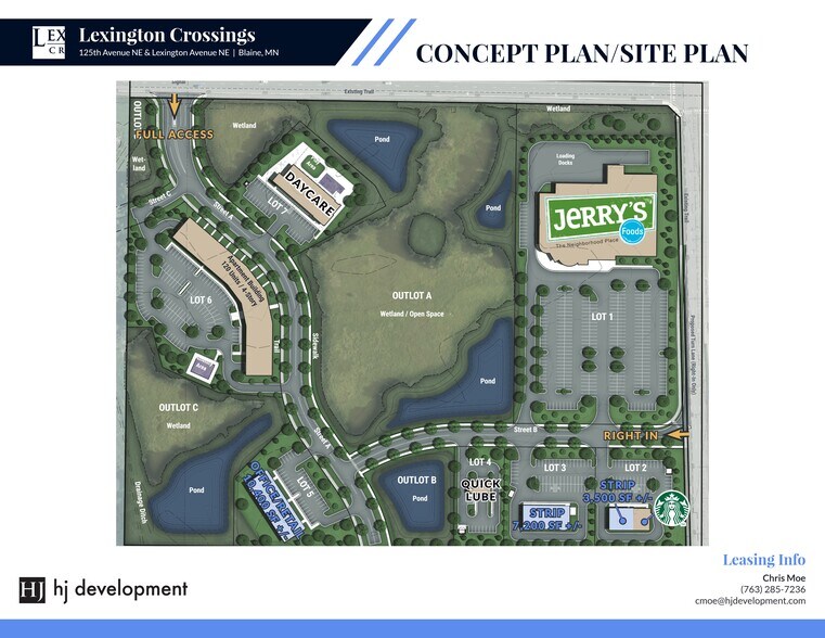 125th Ave NE, Blaine, MN for lease - Site Plan - Image 2 of 2