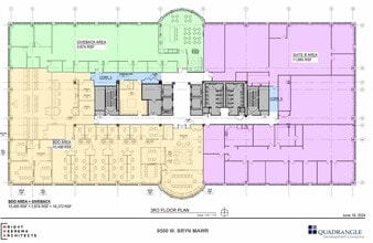 9500 W Bryn Mawr Ave, Rosemont, IL for lease Floor Plan- Image 1 of 1