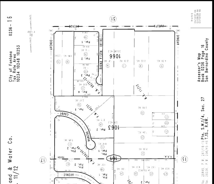 14080 Jurupa Ave, Fontana, CA for sale - Plat Map - Image 2 of 2