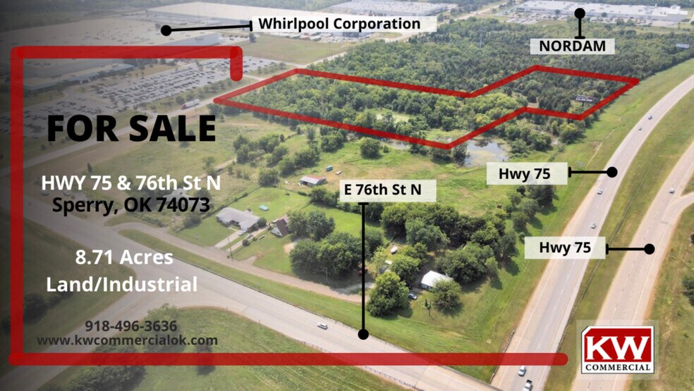 N 76th Street & 75 Hwy, Sperry, OK 74073