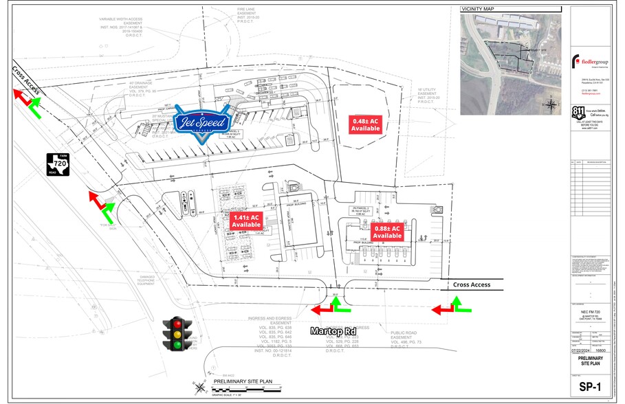 3301 W FM 720, Oak Point, TX for sale - Site Plan - Image 3 of 3