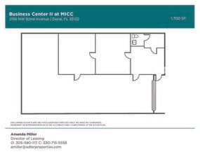 2156-2214 NW 82nd Ave, Miami, FL for lease Floor Plan- Image 1 of 1