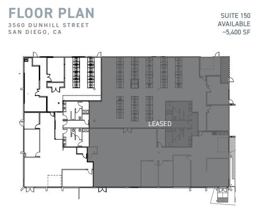 11010 Roselle St, San Diego, CA for lease Floor Plan- Image 1 of 2