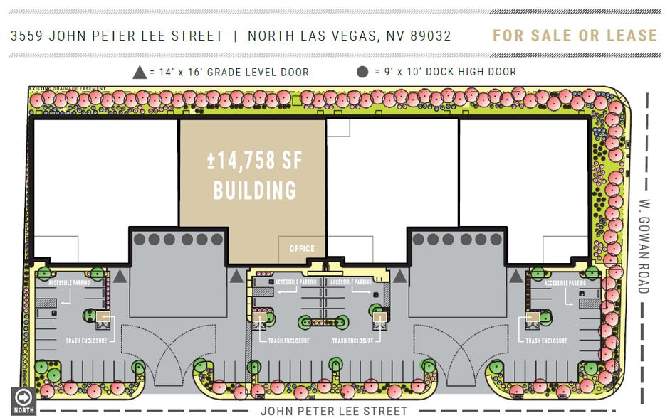 3559 John Peter Lee St, North Las Vegas, NV for sale - Site Plan - Image 3 of 6