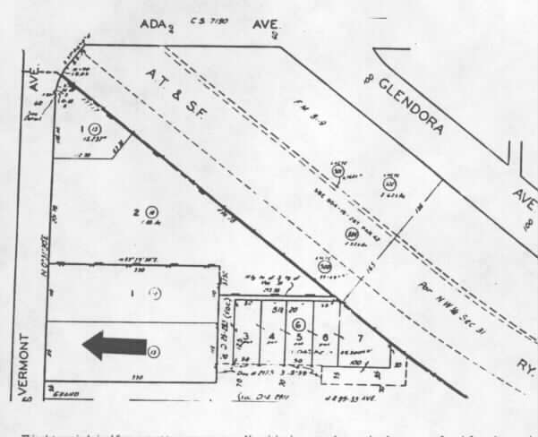 476 S Vermont Ave, Glendora, CA for sale - Plat Map - Image 1 of 3