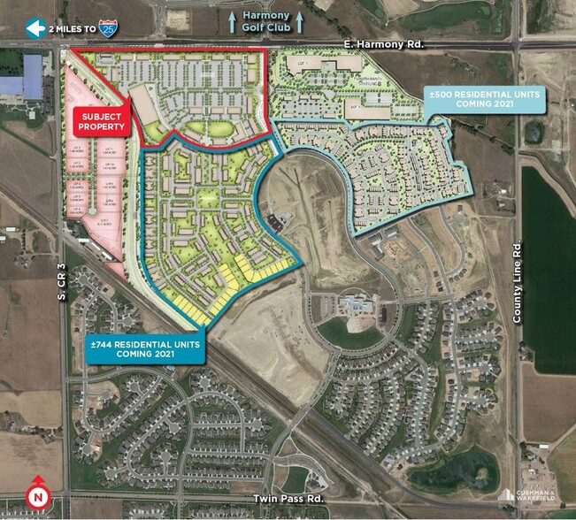 Swc E Harmony Rd & S CR 3, Timnath, CO for sale - Building Photo - Image 1 of 1