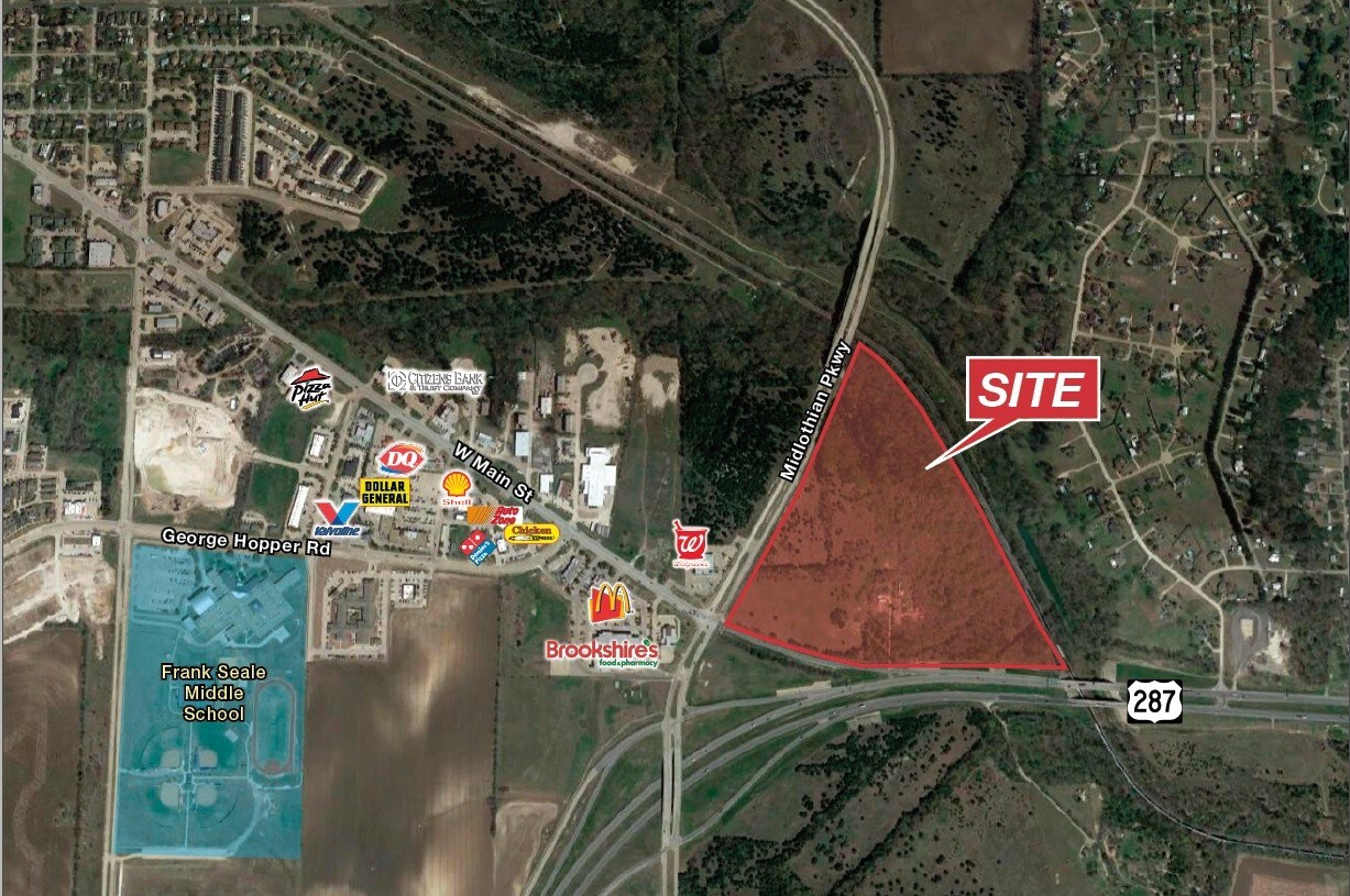 NEC Business Hwy 287, Midlothian, TX for sale Aerial- Image 1 of 1