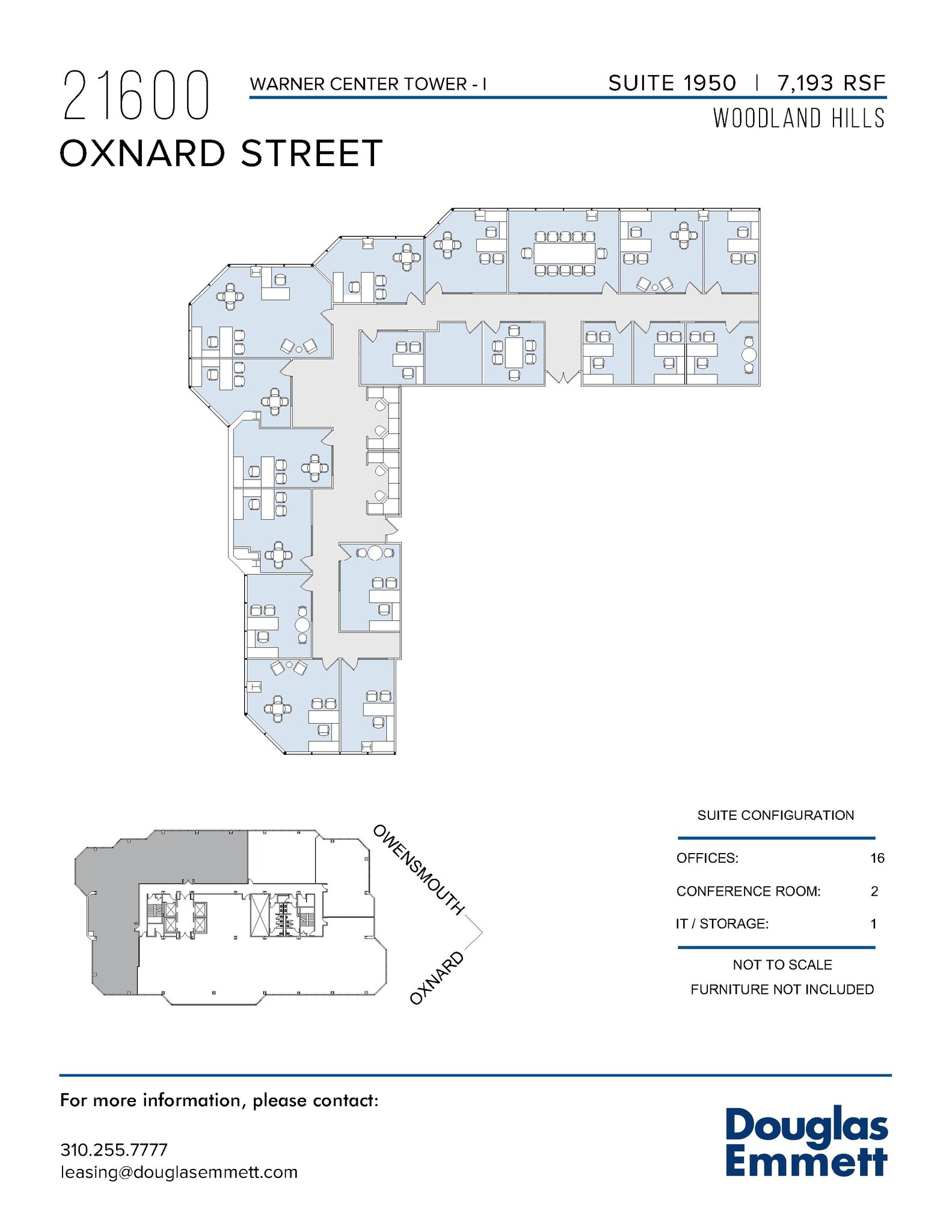 21600 Oxnard St, Woodland Hills, CA for lease Floor Plan- Image 1 of 1