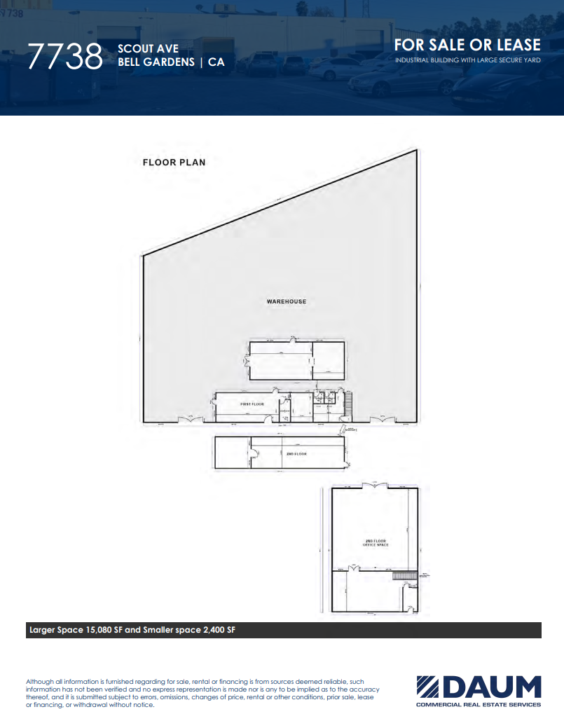 7738 Scout Ave, Bell Gardens, CA for sale Floor Plan- Image 1 of 1