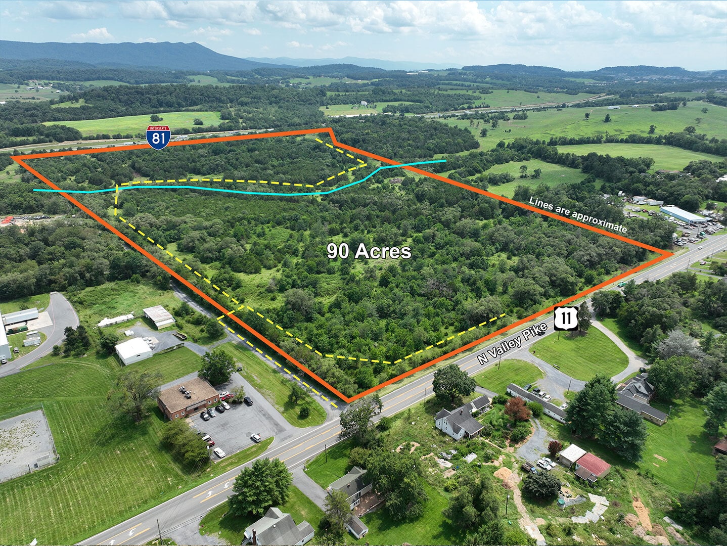 3000 Valley Pike pike, Harrisonburg, VA for sale Aerial- Image 1 of 7