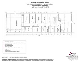 1080 Blosom Hill Rd, San Jose, CA for lease Floor Plan- Image 1 of 11