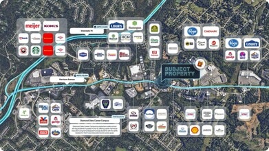 6054 Harrison ave, Cincinnati, OH - AERIAL map view