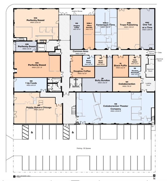 1757 N Kimball Ave, Chicago, IL for lease - Floor Plan - Image 3 of 30