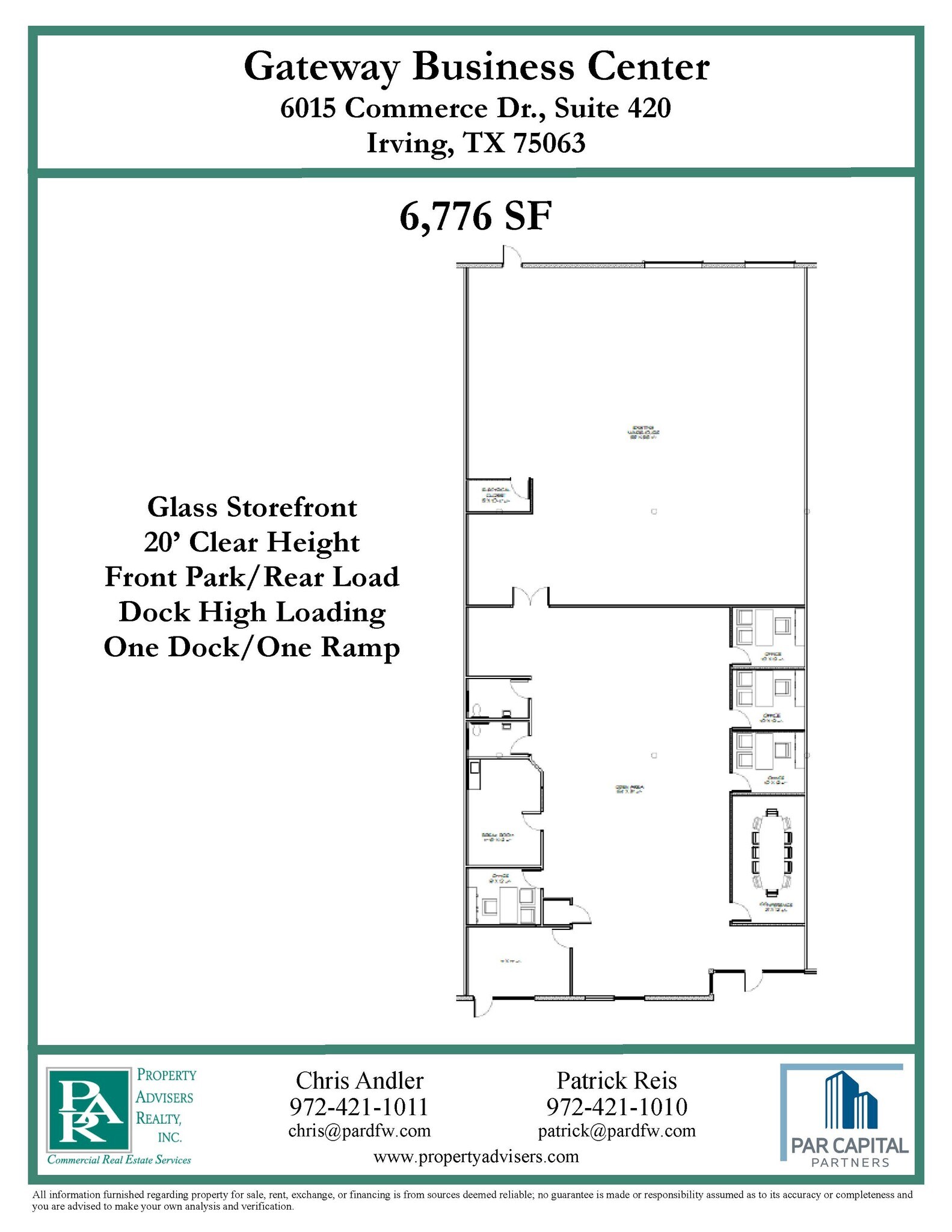 6015 Commerce Dr, Irving, TX for lease Floor Plan- Image 1 of 1