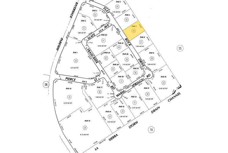 4111 Flat Rock Rd, Riverside, CA for sale Plat Map- Image 1 of 1
