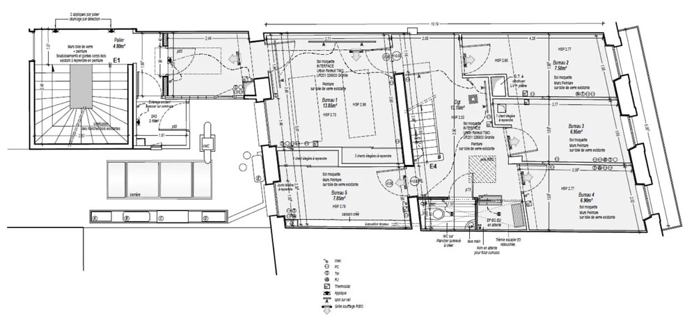 Office in Toulouse for lease - Floor Plan - Image 3 of 4