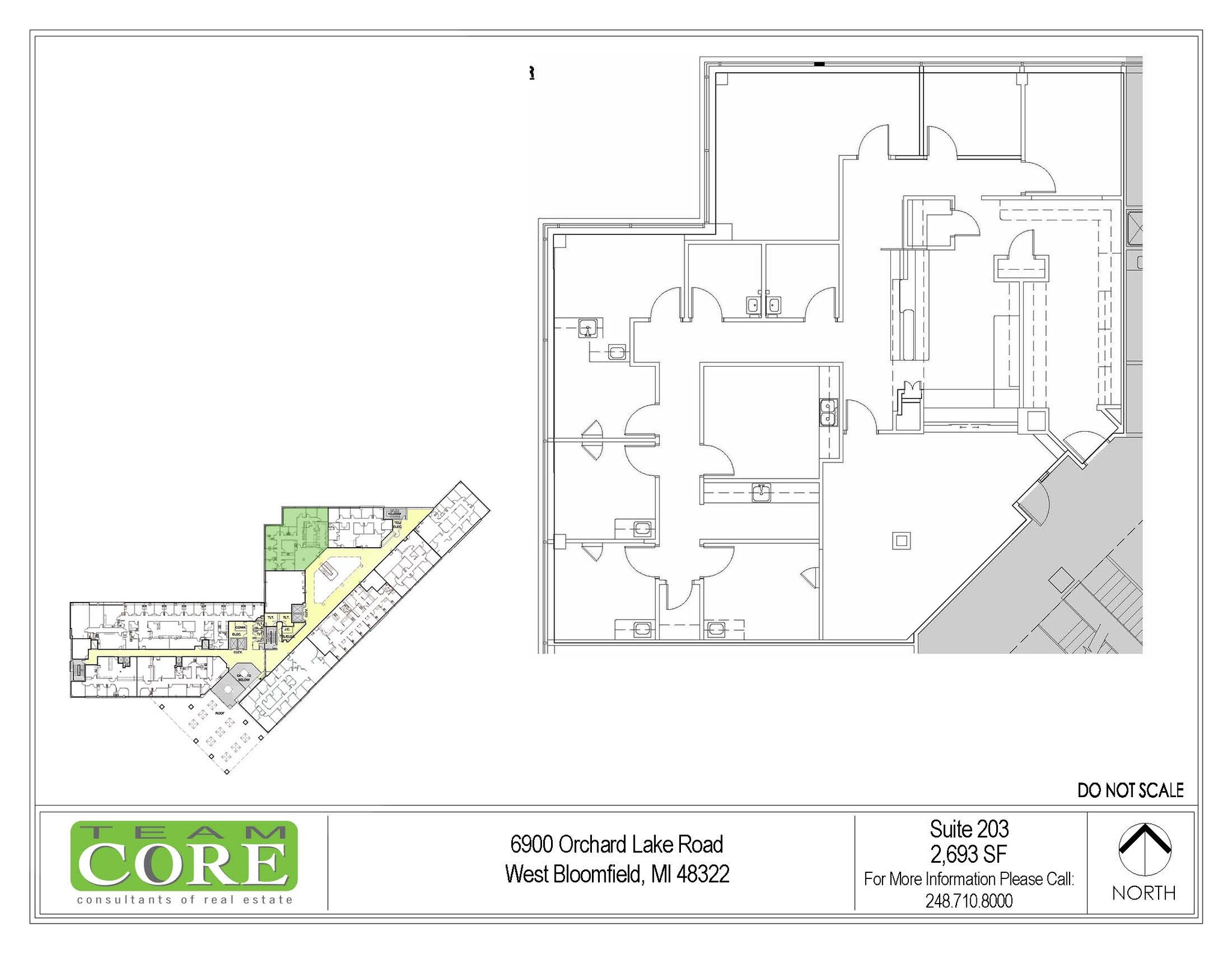 6900 Orchard Lake Rd, West Bloomfield, MI for lease Floor Plan- Image 1 of 1