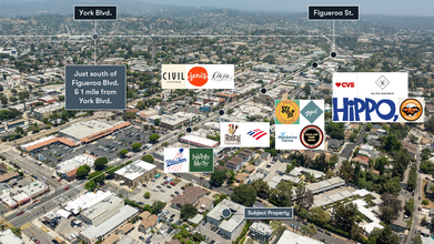 144 S Avenue 55, Los Angeles, CA - aerial  map view - Image1