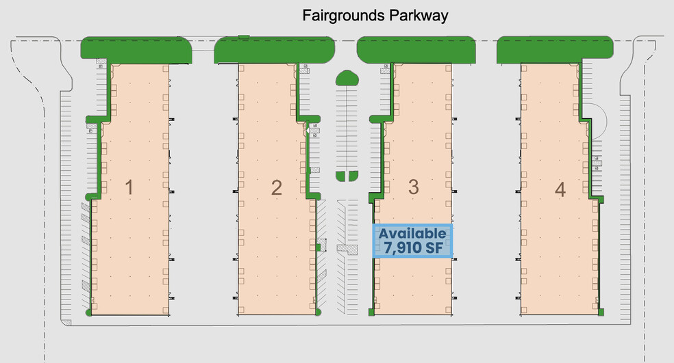 6900-6948 Fairgrounds Pky, San Antonio, TX for lease - Site Plan - Image 2 of 3