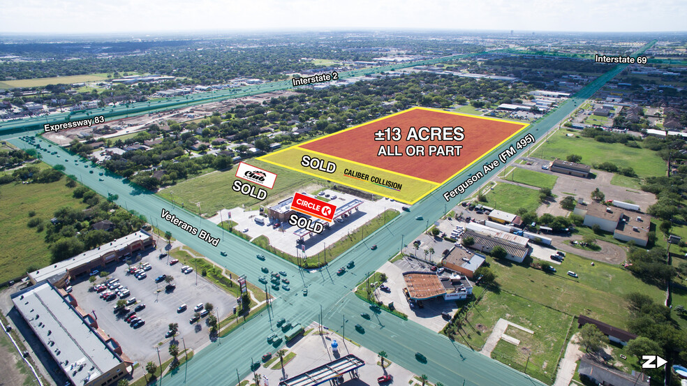 Ferguson Ave & N I Rd, Pharr, TX for sale - Building Photo - Image 1 of 2