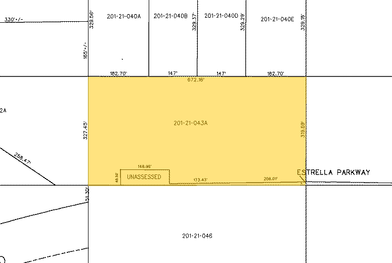 113th Ave & Happy Valley Pky, Peoria, AZ for sale - Plat Map - Image 2 of 7