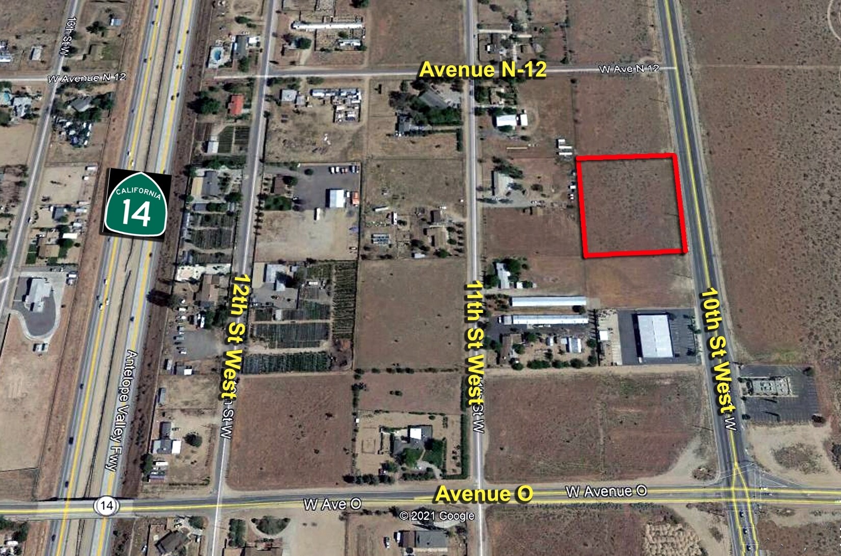 10th St. W & Ave N12, Palmdale, CA 93550 Land for Sale