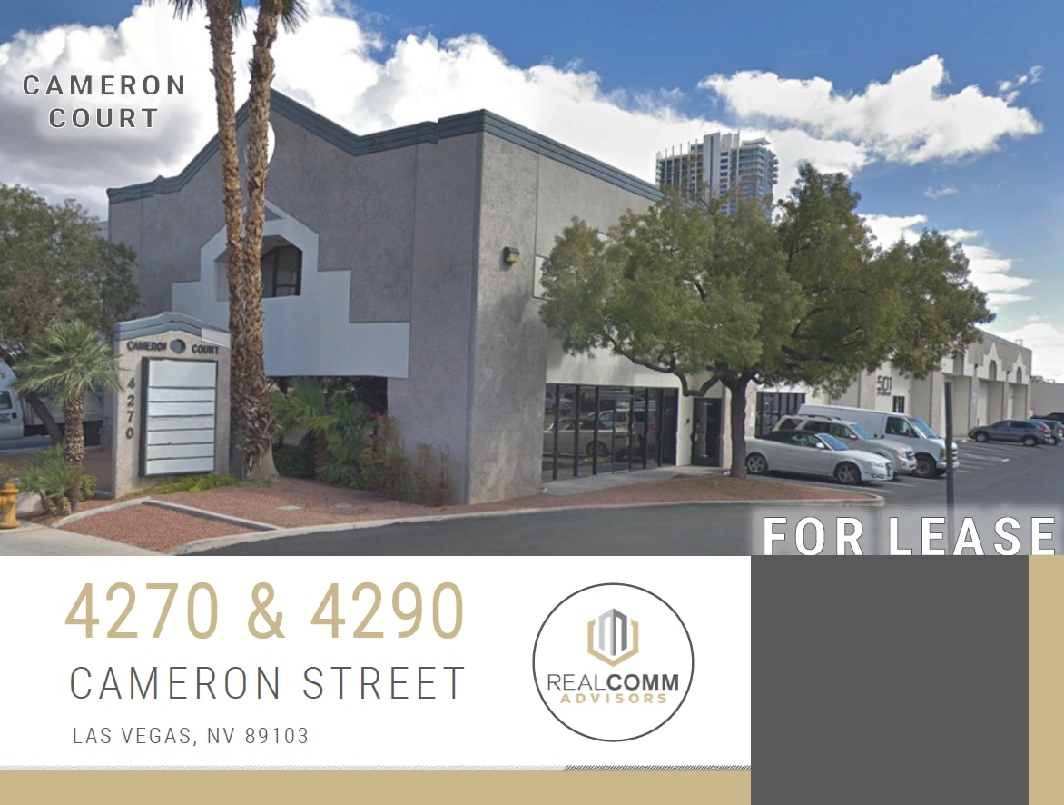 4290 Cameron St, Las Vegas, NV for lease Building Photo- Image 1 of 4