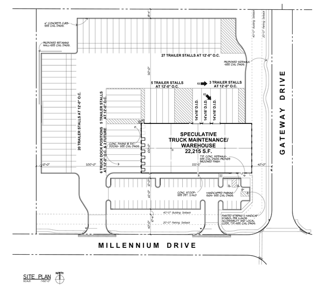 2450 Millennium Dr, Elgin, IL for sale - Site Plan - Image 2 of 2