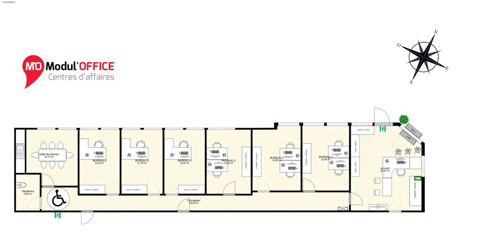 5 Rue Du Manoir De Servigné, Rennes for lease - Floor Plan - Image 3 of 3