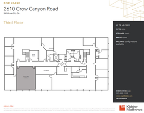 2610 Crow Canyon Rd, San Ramon, CA for lease Floor Plan- Image 1 of 1