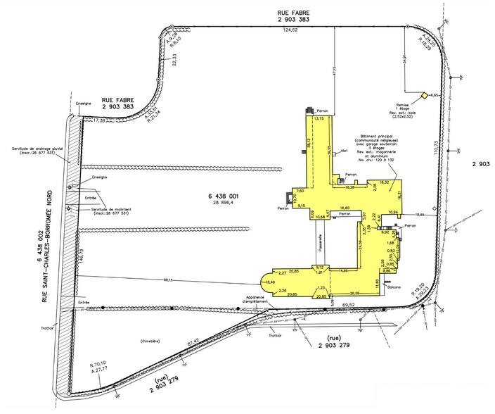120-132 Rue Saint-Charles-Borromée N, Joliette, QC for sale - Site Plan - Image 2 of 6