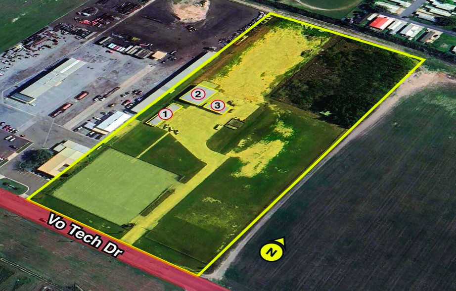 2118 Vo Tech, Weslaco, TX for lease - Aerial - Image 1 of 3