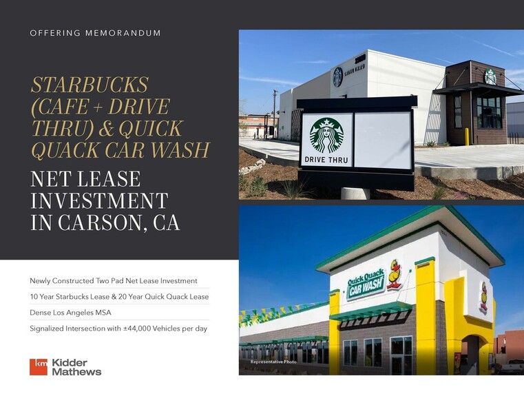 New Starbucks & Quick Quack Car Wash portfolio of 2 properties for sale on LoopNet.com - Building Photo - Image 1 of 8