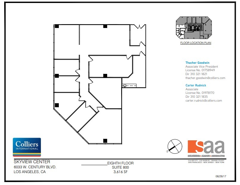 6033 W Century Blvd, Los Angeles, CA for lease Floor Plan- Image 1 of 1