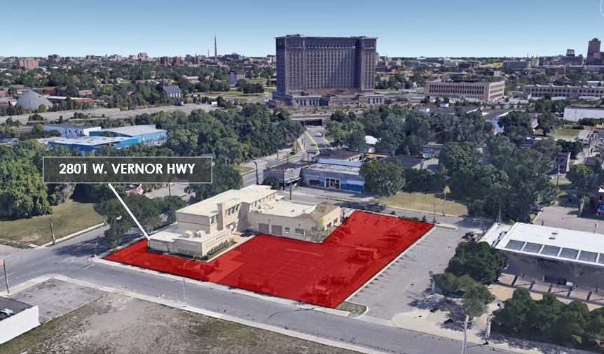 2801 W Vernor Hwy, Detroit, MI for sale - Aerial - Image 1 of 13