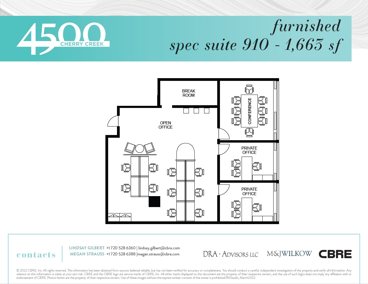 4500 S Cherry Creek Dr, Denver, CO for lease Floor Plan- Image 1 of 1