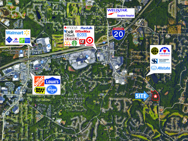 Chapel Hill Rd, Douglasville, GA for sale - Building Photo - Image 1 of 2