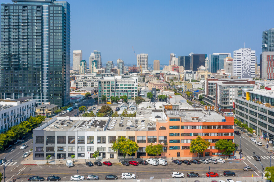 710-740 13th St, San Diego, CA for lease - Aerial - Image 3 of 10