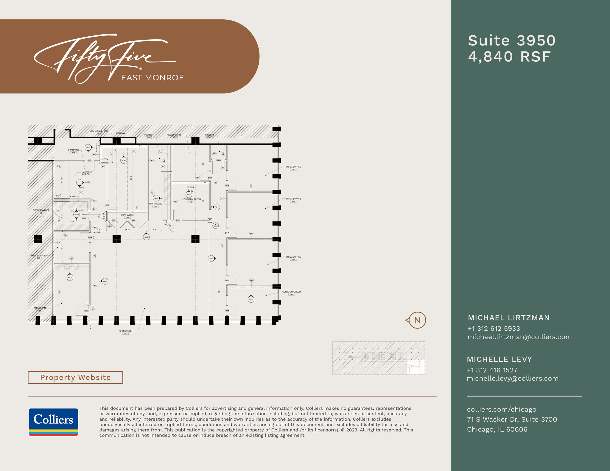 55 E Monroe St, Chicago, IL for lease Floor Plan- Image 1 of 1