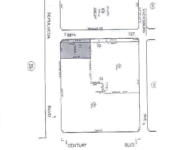 9800 S Sepulveda Blvd, Los Angeles, CA for sale Plat Map- Image 1 of 1