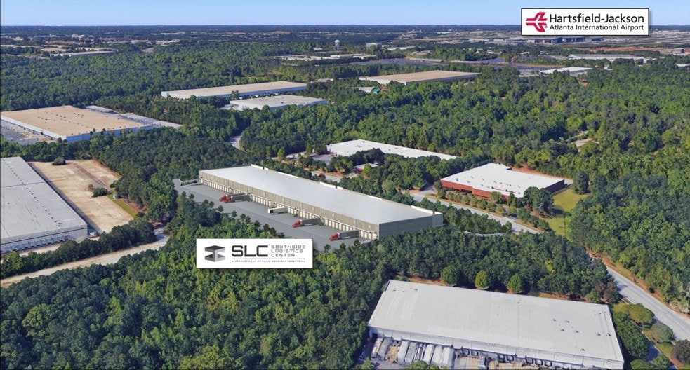3600 Southside Industrial Pky, Atlanta, GA for lease - Aerial - Image 3 of 5