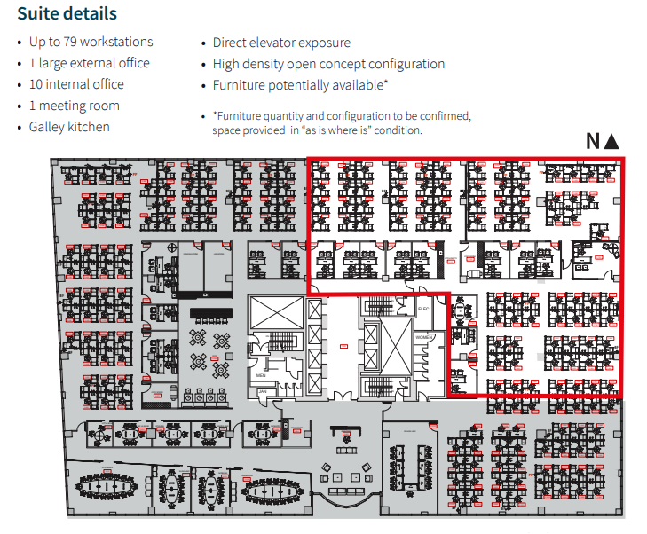 444 7th Ave SW, Calgary, AB for lease Floor Plan- Image 1 of 1