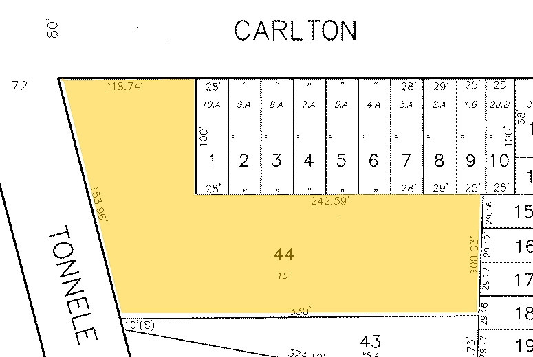 404 Tonnelle Ave, Jersey City, NJ for sale - Plat Map - Image 2 of 3