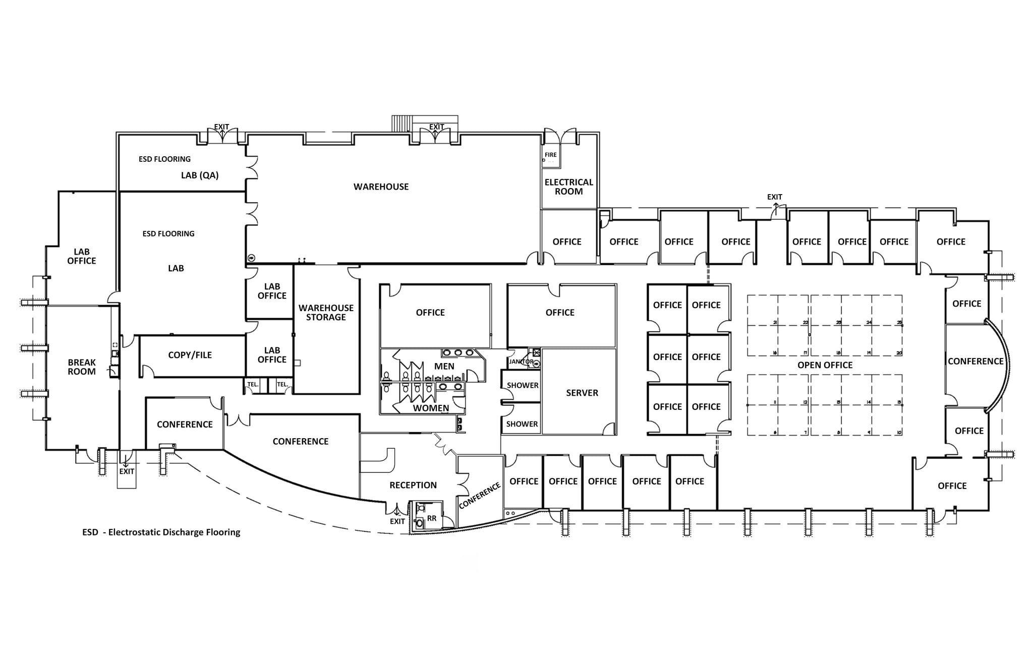 8515 E Anderson, Scottsdale, AZ for lease Floor Plan- Image 1 of 5