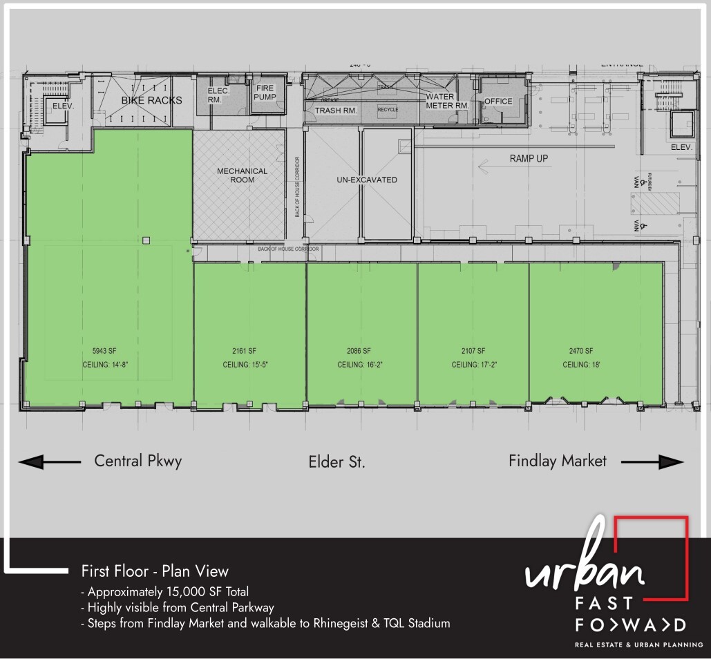 1815 Logan St, Cincinnati, OH for lease Floor Plan- Image 1 of 1