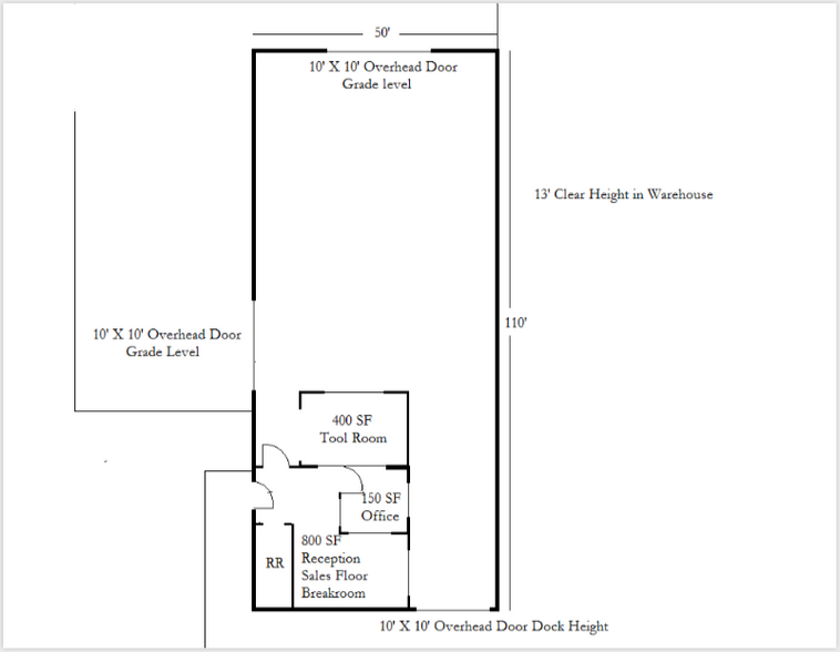 1250 Nueces St, George West, TX for lease - Floor Plan - Image 3 of 4