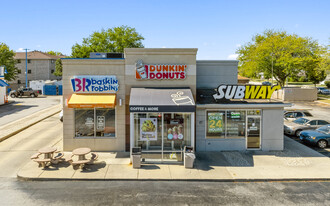 Baskin Robbin's, Dunkin', and Subway - Drive Through Restaurant