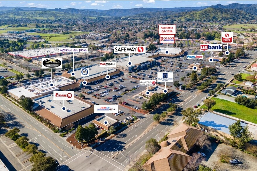210-890 Tennant Ave, Morgan Hill, CA for lease - Aerial - Image 1 of 29