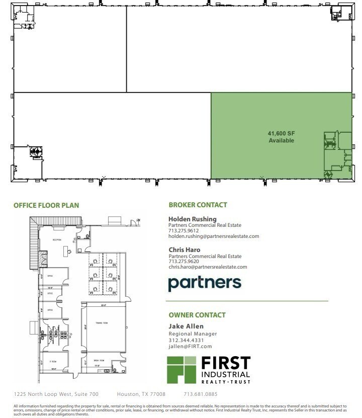 611 E Sam Houston Pky S, Pasadena, TX for lease Floor Plan- Image 1 of 1